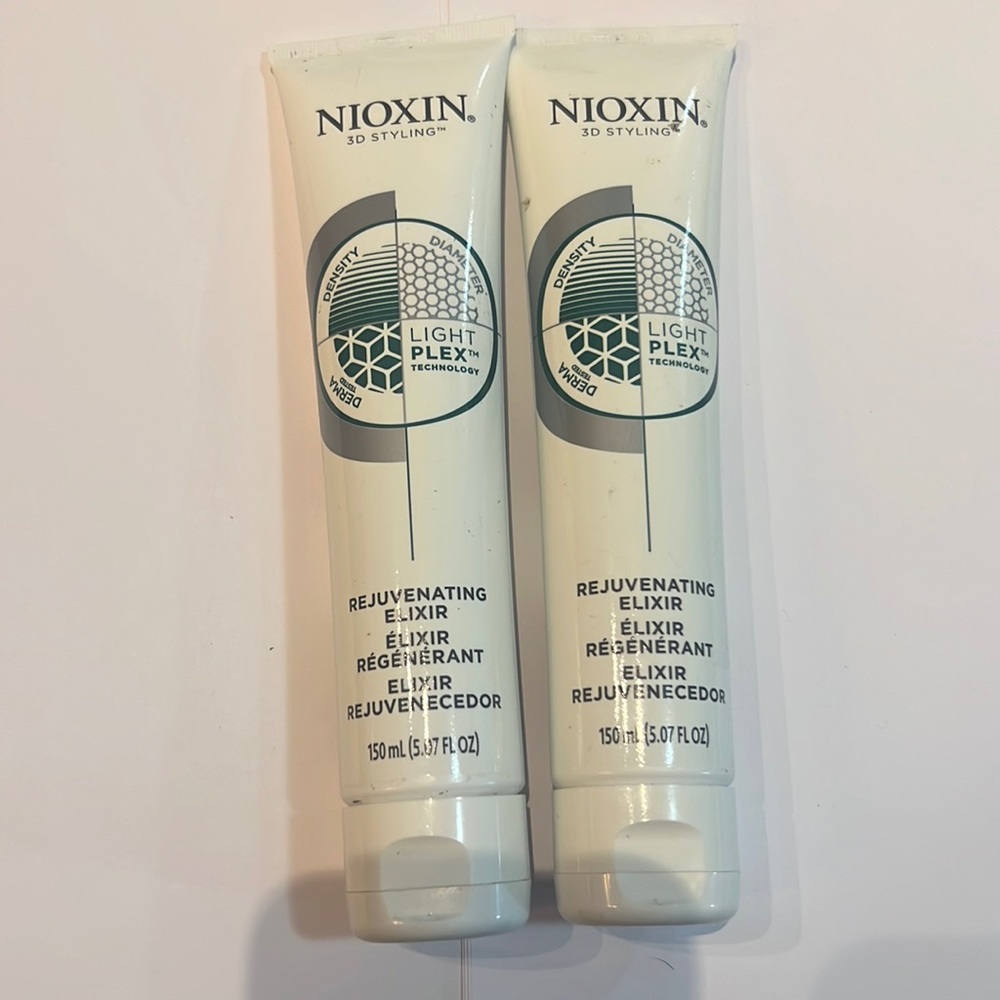 Nioxin 3D Styling Rejuvenating Elixir Brand New Set of 2